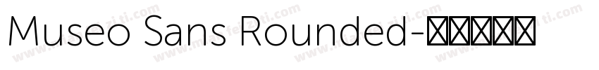 Museo Sans Rounded字体转换